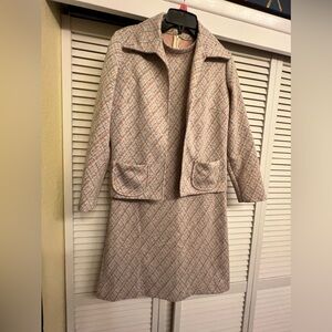 Verona Knits Vintage Dress and Jacket Sz M 1970’s-1980’s